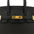 HERMES BIRKIN 25 VERSO BLACK TOUNDRA TOGO HAND BAG W GHW 90299073 - PURPOSE