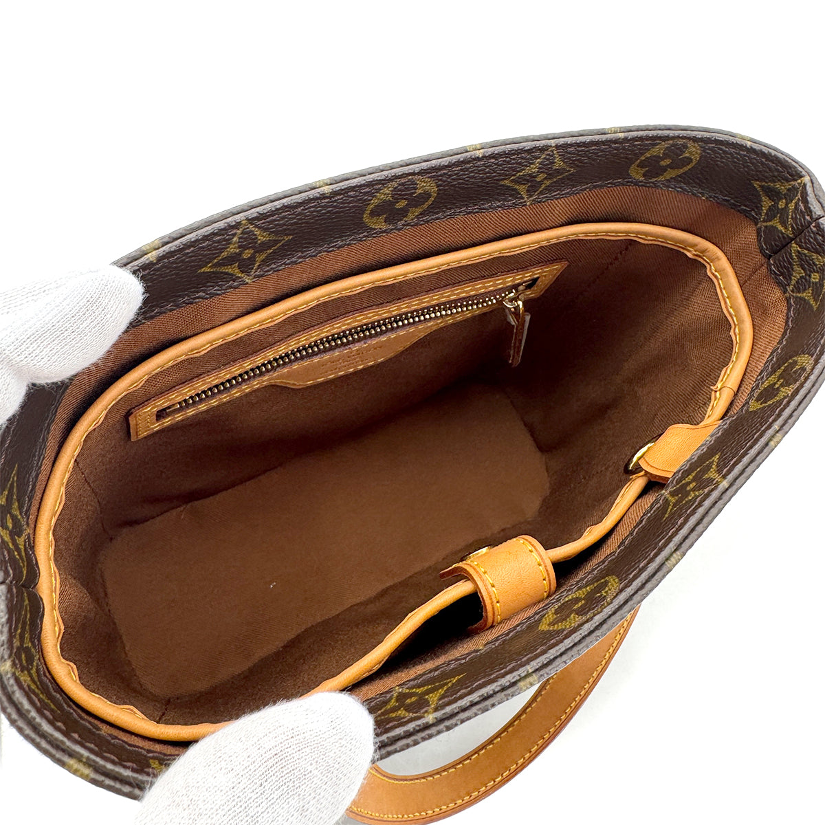 LOUIS VUITTON MONOGRAM VAVAN PM HAND BAG BROWN M51172 90299074