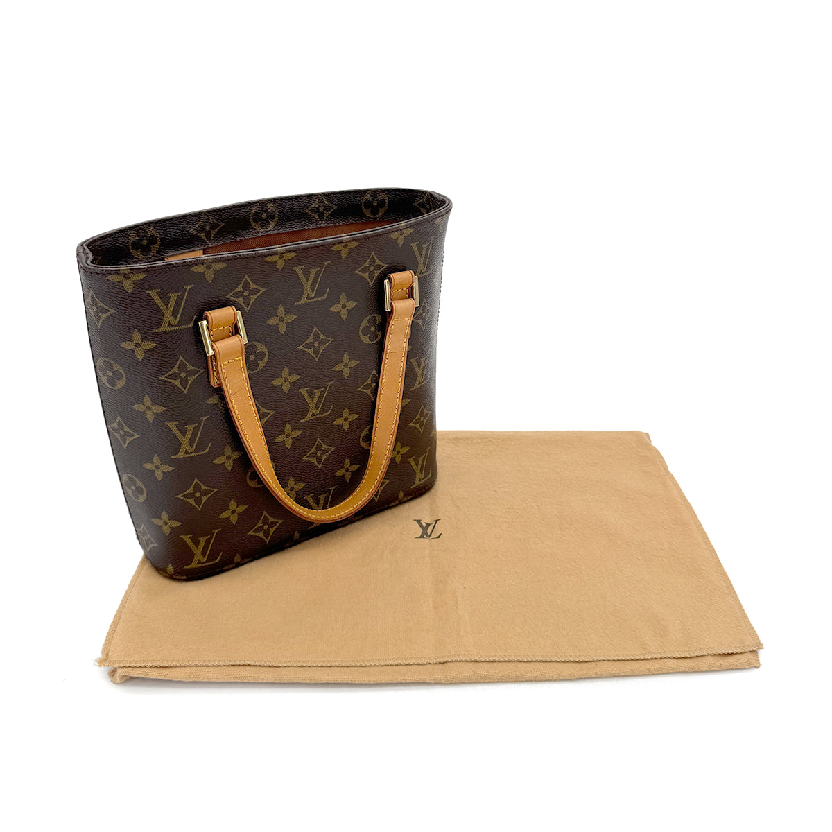 LOUIS VUITTON MONOGRAM VAVAN PM HAND BAG BROWN M51172 90299074
