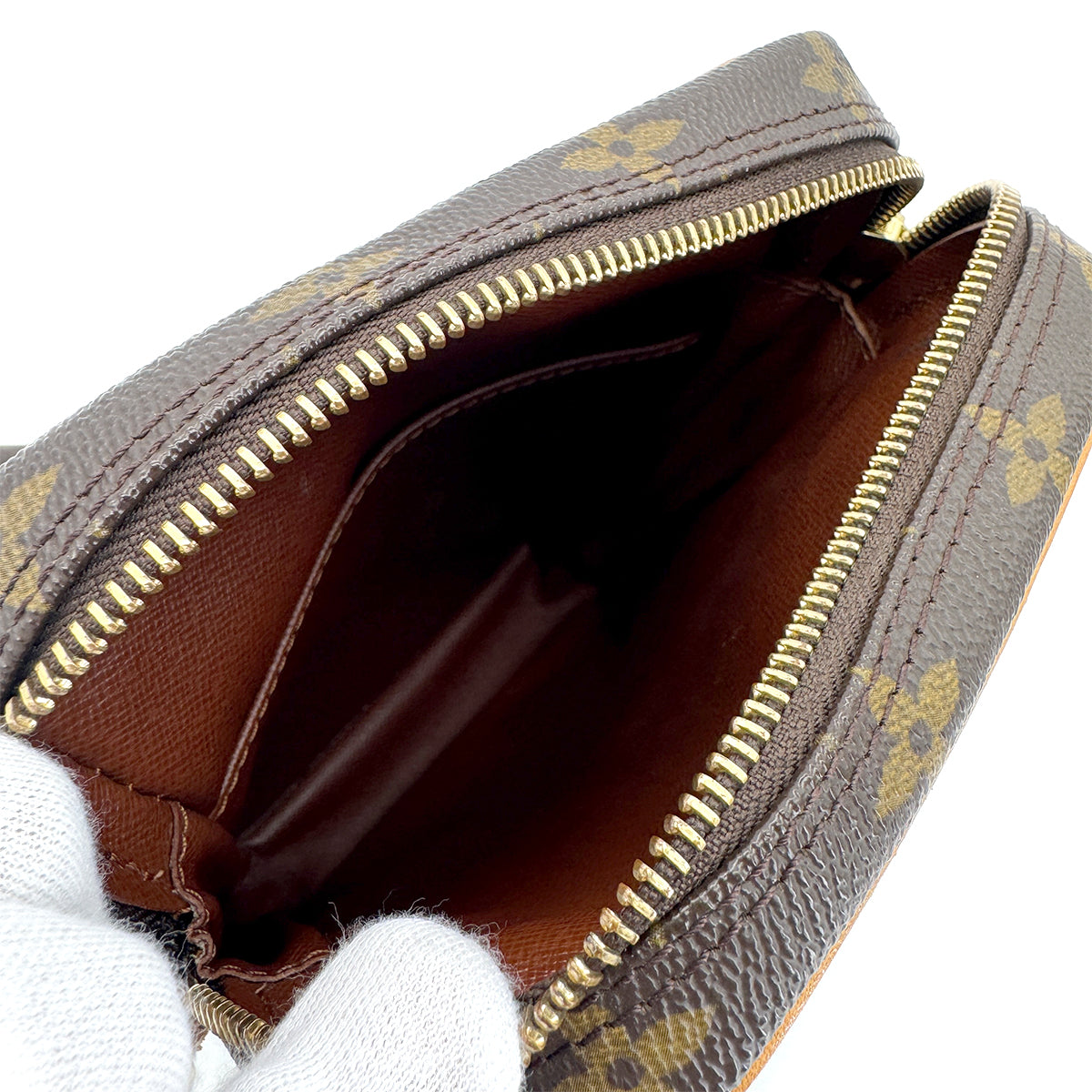 LOUIS VUITTON MONOGRAM DANUBE SHOULDER BAG BROWN M45266 90299076