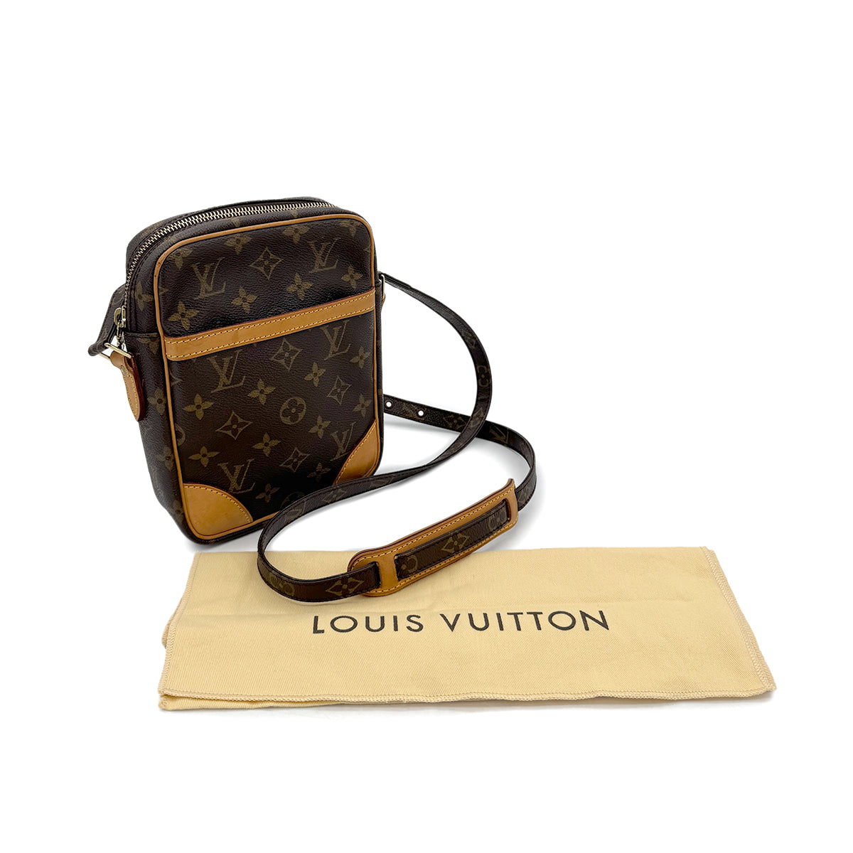 LOUIS VUITTON MONOGRAM DANUBE SHOULDER BAG BROWN M45266 90299076