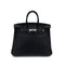 HERMES BIRKIN 25 BLACK TOGO HAND BAG □N SHW 90299077