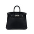 HERMES BIRKIN 25 BLACK TOGO HAND BAG □N SHW 90299077