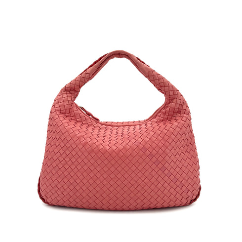 BOTTEGA VENETA INTRECCIATO SHOULDER BAG PINK LEATHER 115653 90299078