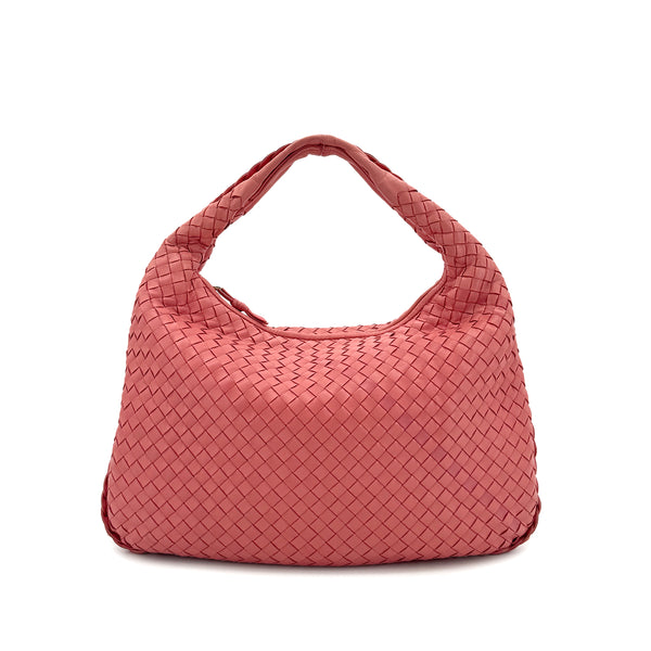 BOTTEGA VENETA INTRECCIATO SHOULDER BAG PINK LEATHER 115653 90299078
