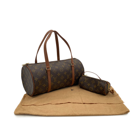 LOUIS VUITTON MONOGRAM PAPILLON 30 HAND BAG BROWN M51365 90299080 - PURPOSE