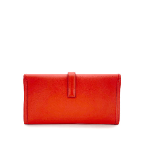 HERMES JIGE ELAN 29 ROSE TEXESE EVERCOLOR CLUTCH BAG Y 90299081 - PURPOSE