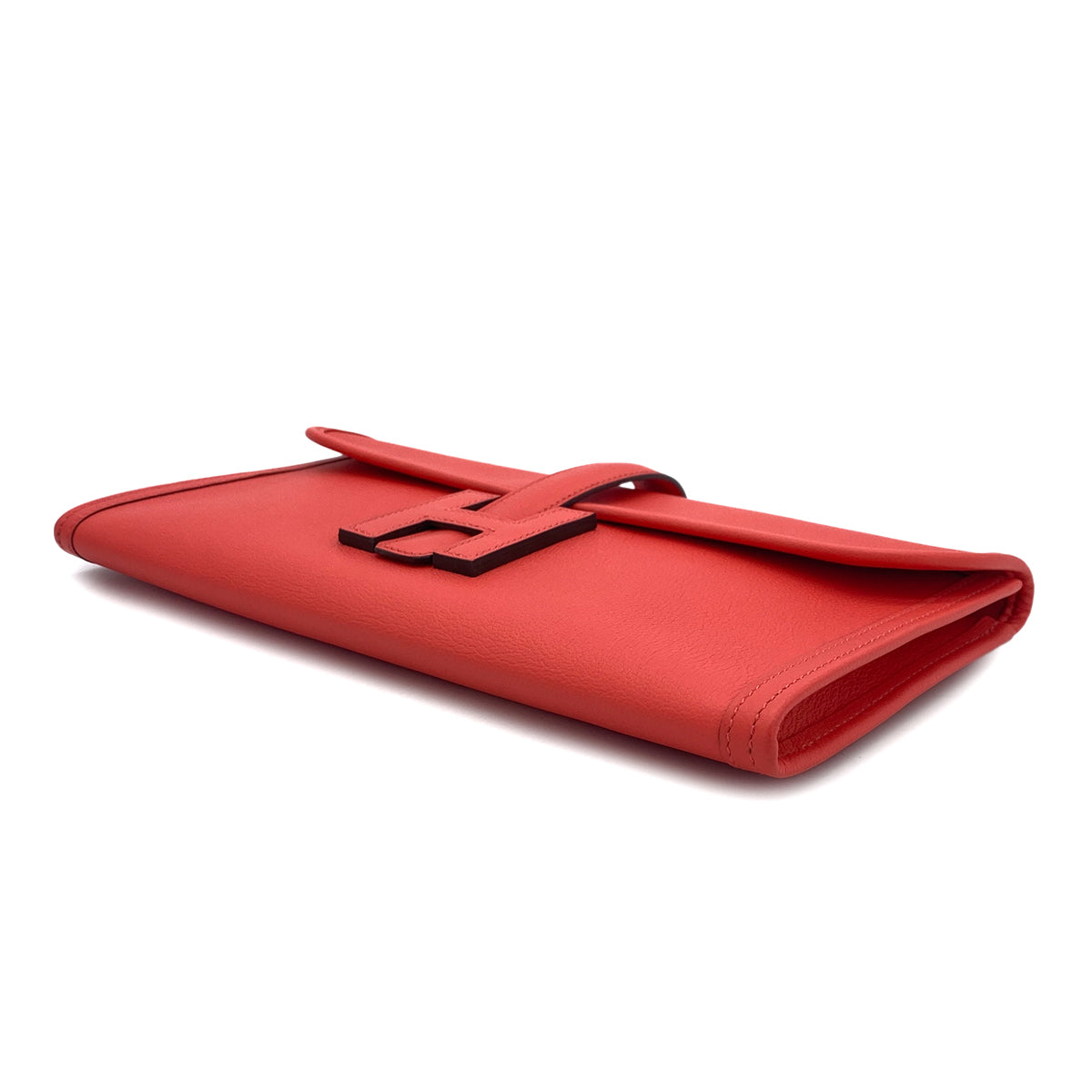 HERMES JIGE ELAN 29 ROSE TEXESE EVERCOLOR CLUTCH BAG Y 90299081