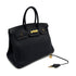 HERMES BIRKIN 35 BLACK FJORD HAND BAG □D GHW 90299084 - PURPOSE