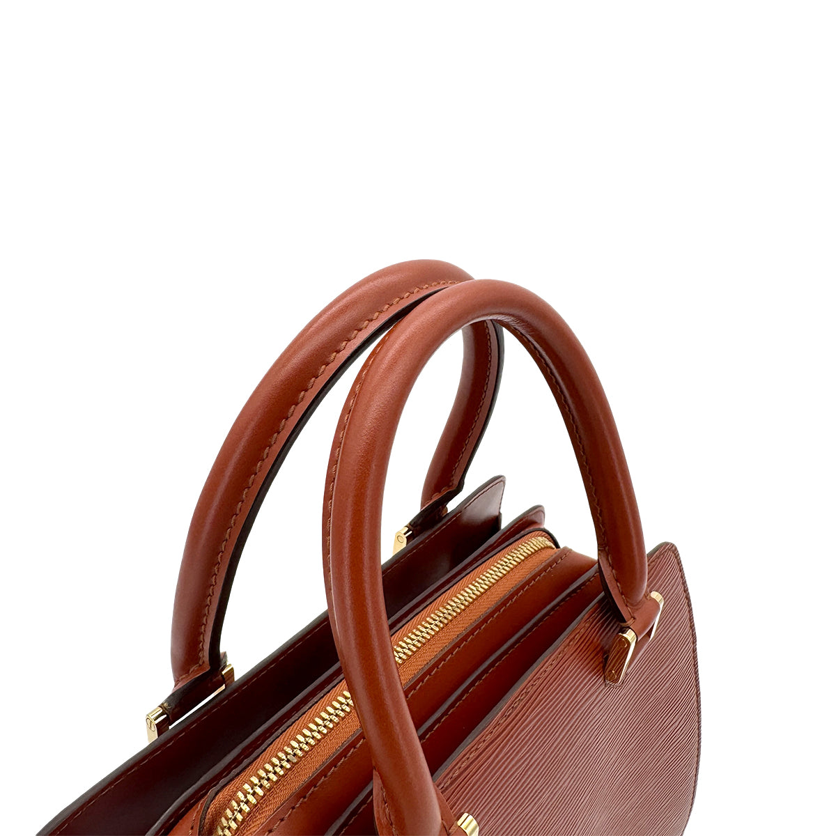 LOUIS VUITTON EPI PONT NEUF HAND BAG KENYA BRWON LEATHER M52053 90299087