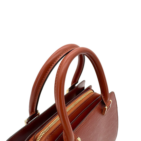 LOUIS VUITTON EPI PONT NEUF HAND BAG KENYA BRWON LEATHER M52053 90299087 - PURPOSE