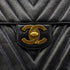 CHANEL VINTAGE MAXI CHEVRON CHAIN SHOULDER BAG BLACK CAVIAR SKIN 90299091 - PURPOSE