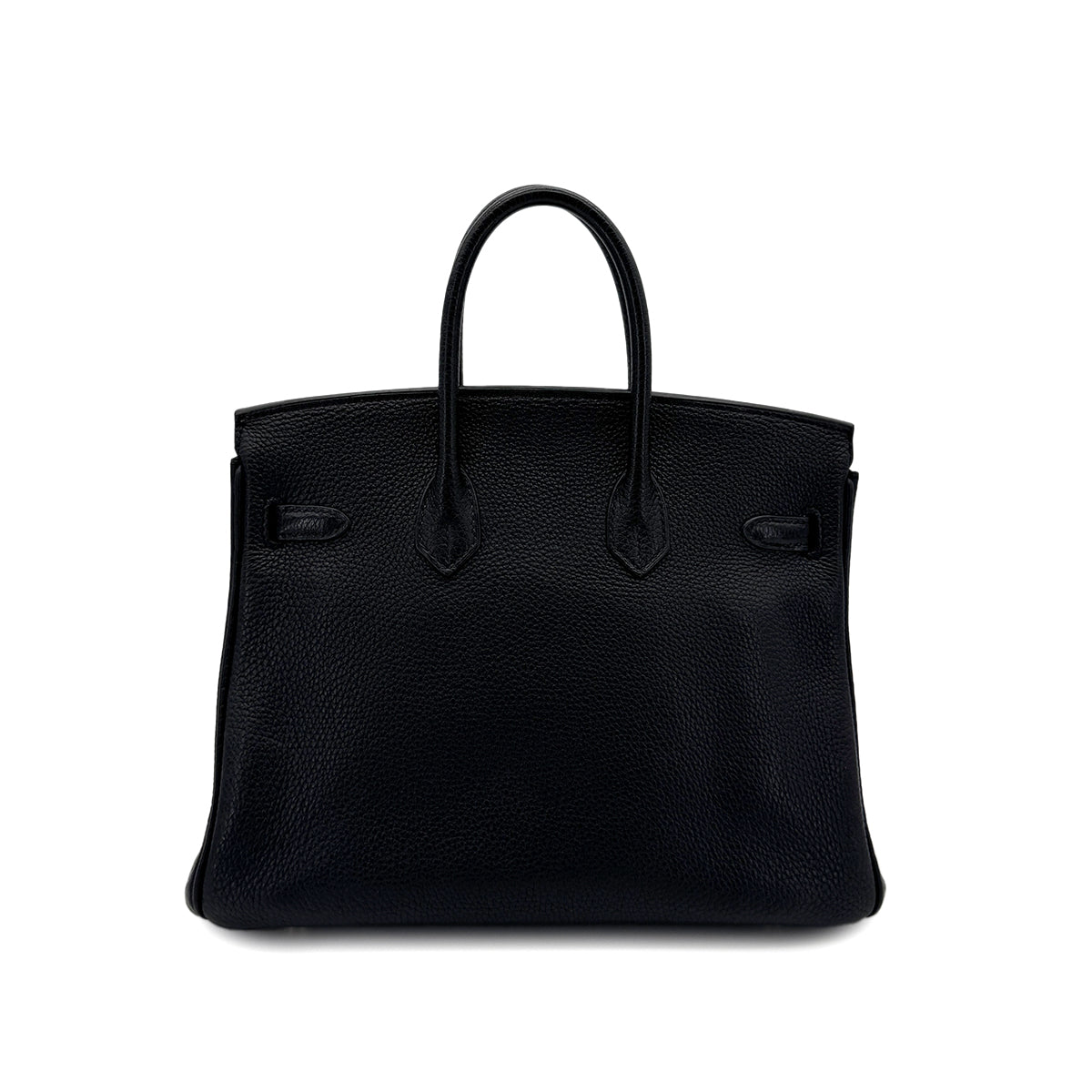 HERMES BIRKIN 25 BLACK TOGO HAND BAG □M GHW 90299092