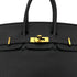 HERMES BIRKIN 25 BLACK TOGO HAND BAG □M GHW 90299092 - PURPOSE