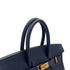 HERMES BIRKIN 25 BLUE ABYSSE TOGO HAND BAG K GHW 90299093 - PURPOSE