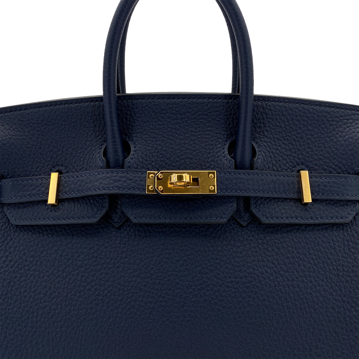 HERMES BIRKIN 25 BLUE ABYSSE TOGO HAND BAG K GHW 90299093