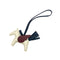 HERMES BAG CHARM RODEO PEGASUS PM CRAIE NOIR ROUGE H AGNEAU MILO W 90299096 - PURPOSE