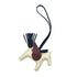 HERMES BAG CHARM RODEO PEGASUS PM CRAIE NOIR ROUGE H AGNEAU MILO W 90299096 - PURPOSE
