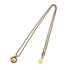 CHRISTIAN DIOR NECKLACE CD LOGO GOLD ACCESSORY 90299099 - PURPOSE