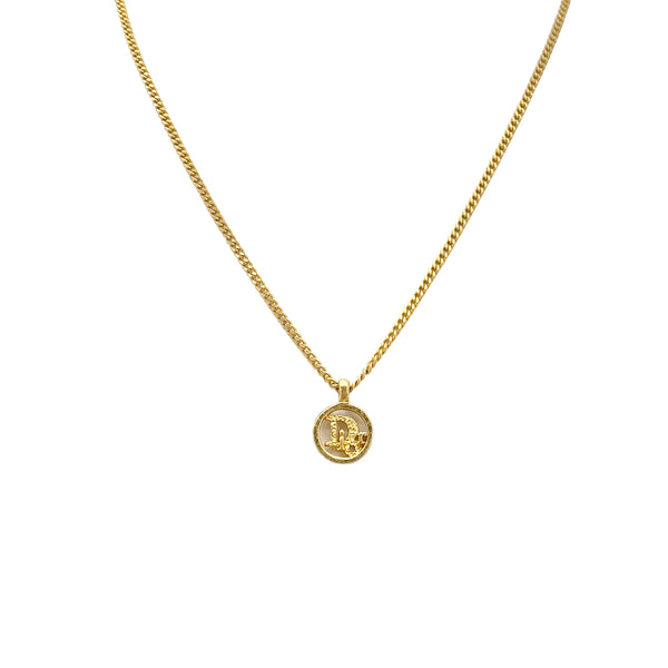 CHRISTIAN DIOR NECKLACE LOGO GOLD ACCESSORY 90299101