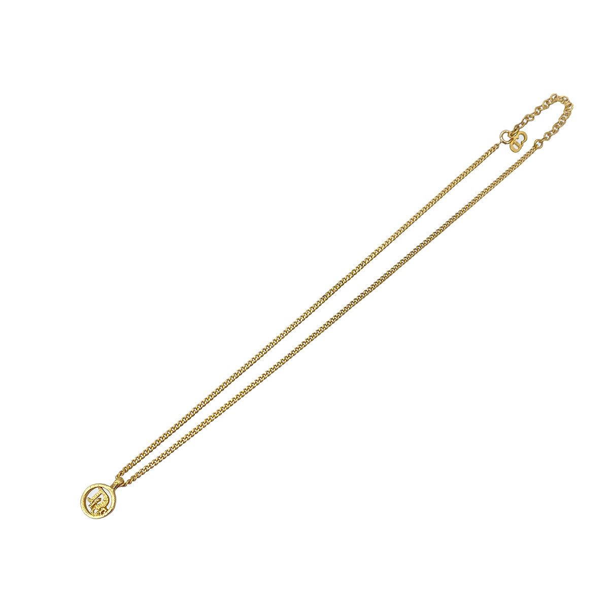CHRISTIAN DIOR NECKLACE LOGO GOLD ACCESSORY 90299101