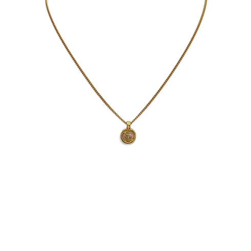 CHRISTIAN DIOR NECKLACE CD LOGO GOLD ACCESSORY 90299102