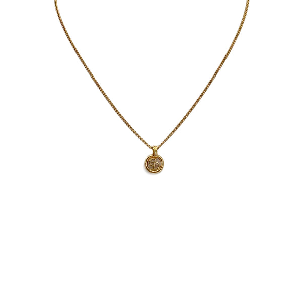 CHRISTIAN DIOR NECKLACE CD LOGO GOLD ACCESSORY 90299102