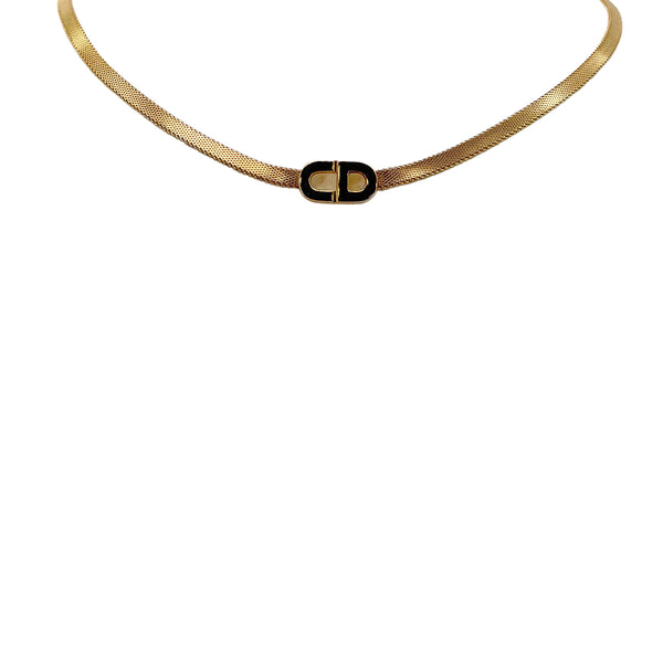 CHRISTIAN DIOR NECKLACE CD LOGO GOLD ACCESSORY 90299110 - PURPOSE