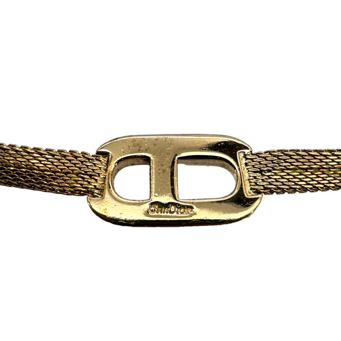 CHRISTIAN DIOR NECKLACE CD LOGO GOLD ACCESSORY 90299110 - PURPOSE