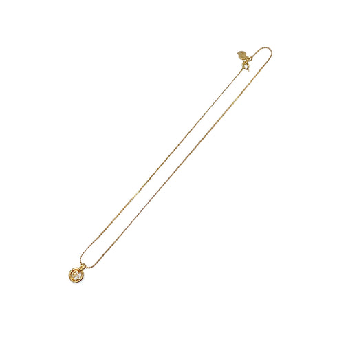 CHRISTIAN DIOR NECKLACE CD LOGO GOLD ACCESSORY 90299111 - PURPOSE