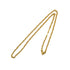CELINE VINTAGE MACADAM LONG CHAIN NECKLACE GOLD ACCESSORY 90299112