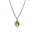 CHRISTIAN DIOR NECKLACE LOGO RHINESTONE GOLD ACCESSORY 90299115 - PURPOSE