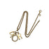 CHRISTIAN DIOR NECKLACE LOGO RHINESTONE GOLD ACCESSORY 90299115 - PURPOSE