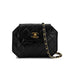 CHANEL VINTAGE MATELASSE CHAIN SHOULDER BAG BLACK LAMB SKIN 90299168 - PURPOSE