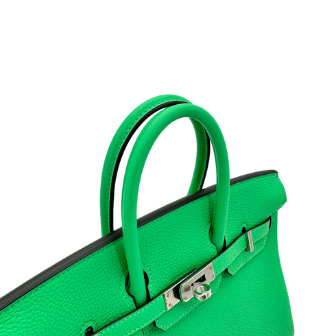 HERMES BIRKIN 25 VERT COMICS TOGO HAND BAG B SHW 90299173 - PURPOSE