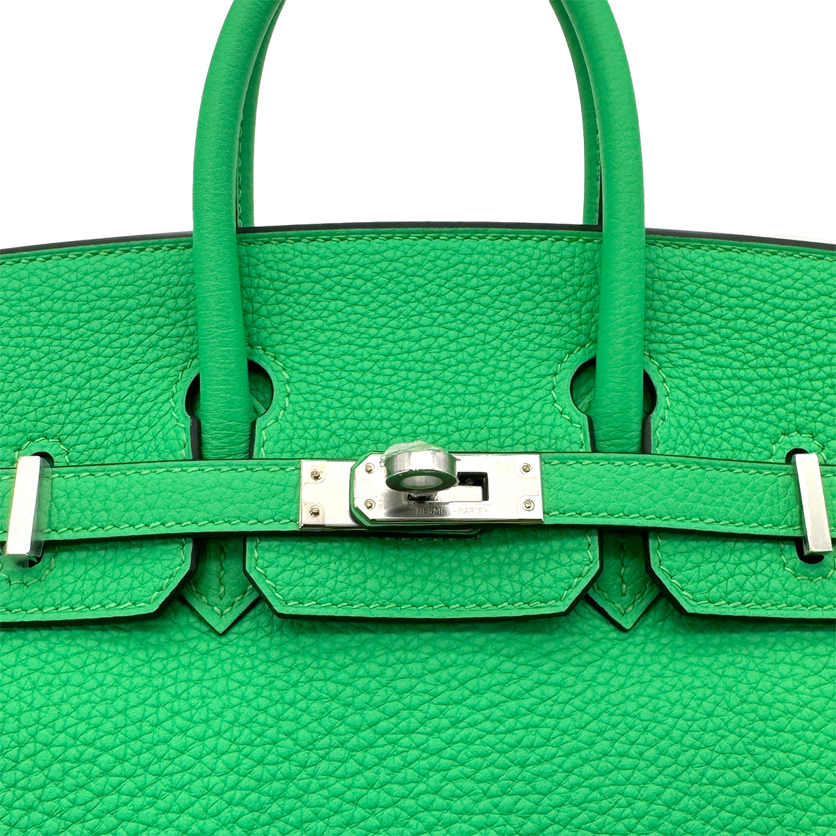 HERMES BIRKIN 25 VERT COMICS TOGO HAND BAG B SHW 90299173