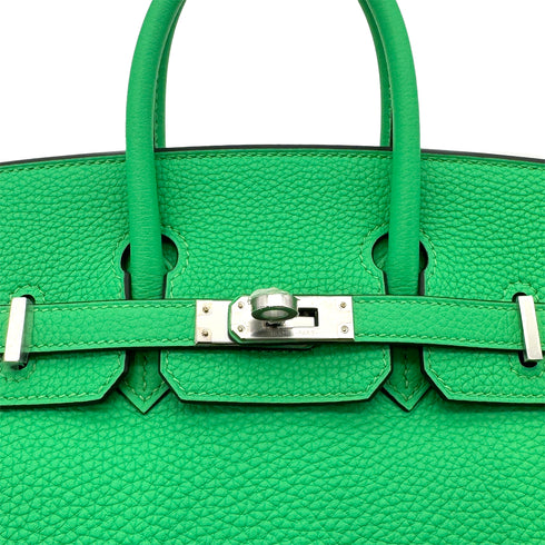 HERMES BIRKIN 25 VERT COMICS TOGO HAND BAG B SHW 90299173 - PURPOSE