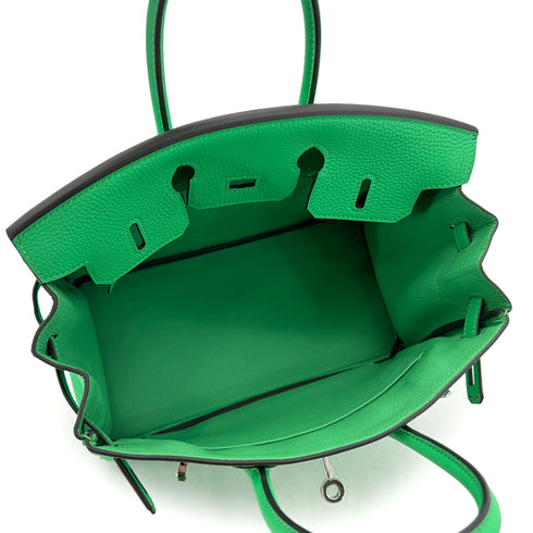 HERMES BIRKIN 25 VERT COMICS TOGO HAND BAG B SHW 90299173 - PURPOSE