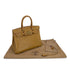 HERMES BIRKIN 30 CHESTNUT OSTRICH HAND BAG □D GOLD HARDWARE 90299293 - PURPOSE