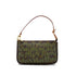 LOUIS VUITTON MONOGRAM GRAFFITI POCHETTE ACCESSOIRES HAND BAG BROWN GREEN M92191 90299295