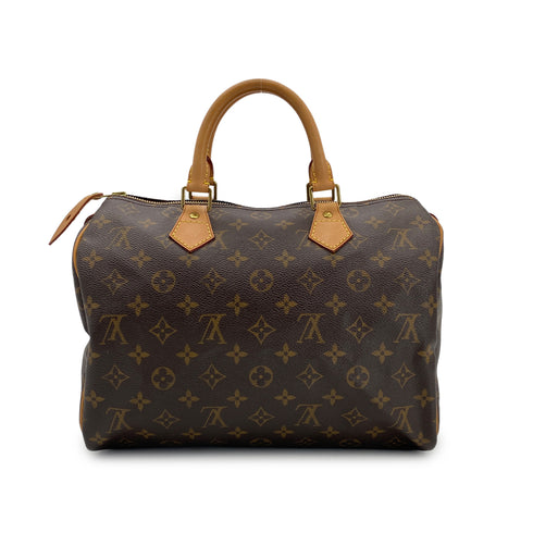 LOUIS VUITTON MONOGRAM SPEEDY 30 HAND BAG BROWN M41526 90299302