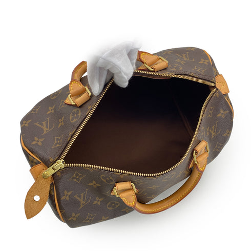 LOUIS VUITTON MONOGRAM SPEEDY 30 HAND BAG BROWN M41526 90299302