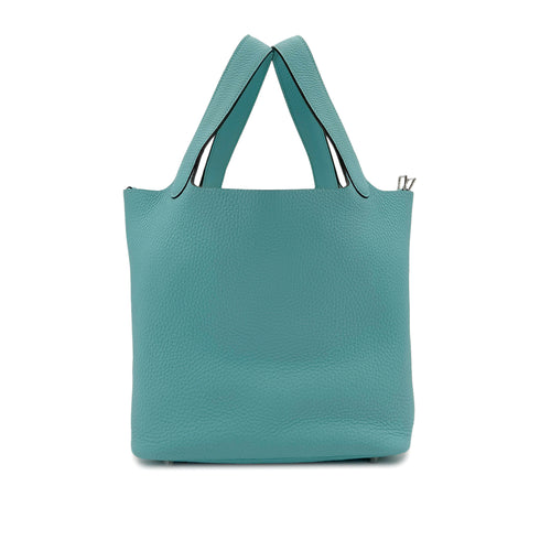 HERMES PICOTIN LOCK MM BLUE ATOLL TAURILLON CLEMENCE HAND BAG A SHW 90299303 - PURPOSE
