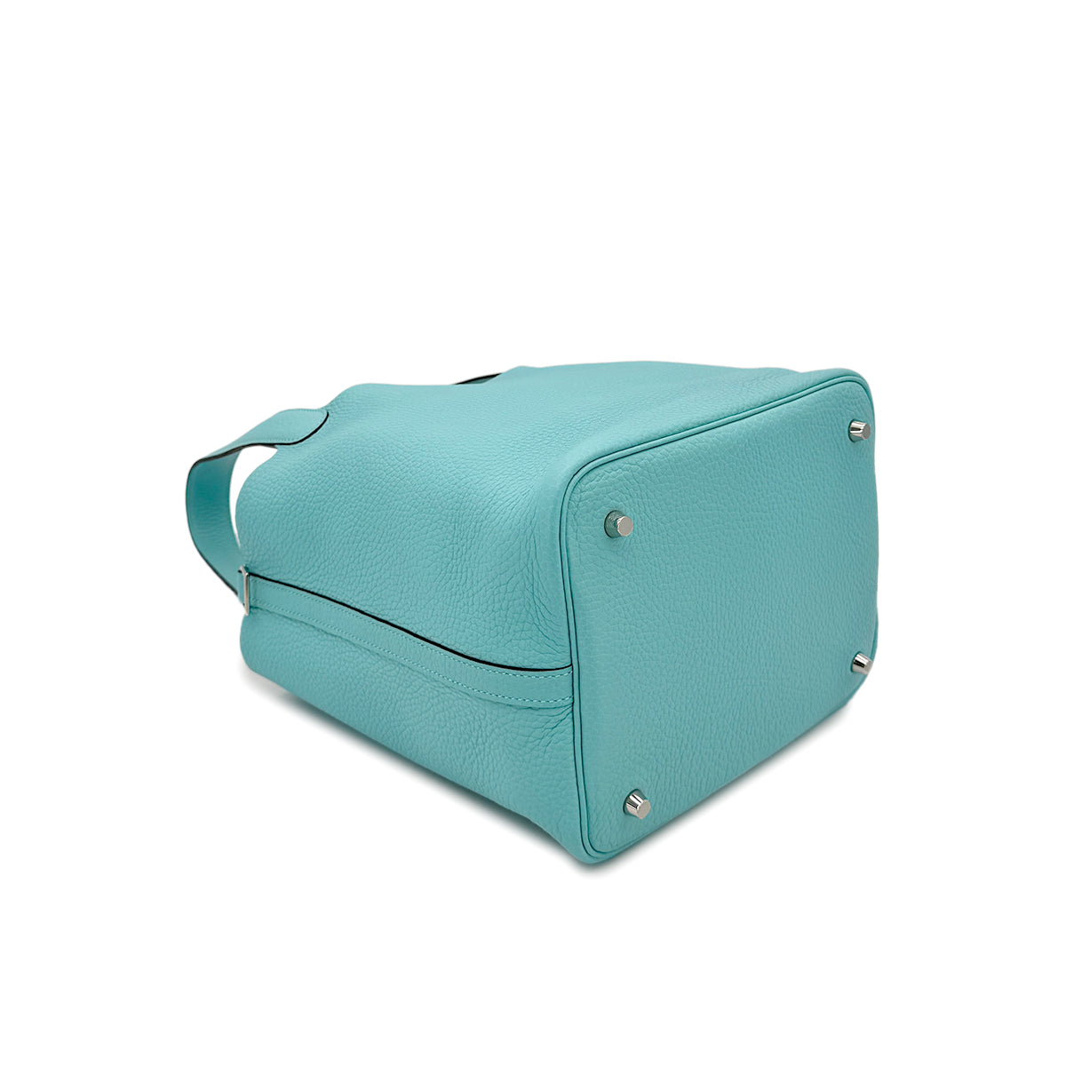 HERMES PICOTIN LOCK MM BLUE ATOLL TAURILLON CLEMENCE HAND BAG A SHW 90299303