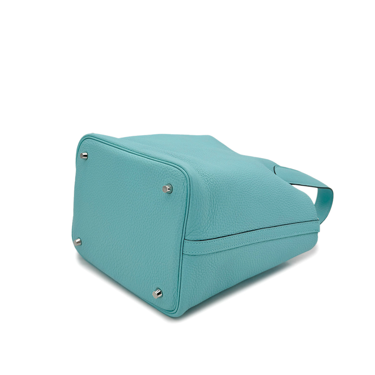 HERMES PICOTIN LOCK MM BLUE ATOLL TAURILLON CLEMENCE HAND BAG A SHW 90299303