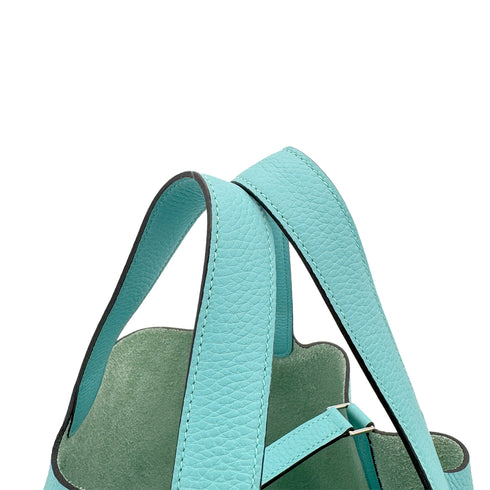 HERMES PICOTIN LOCK MM BLUE ATOLL TAURILLON CLEMENCE HAND BAG A SHW 90299303 - PURPOSE
