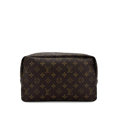 LOUIS VUITTON MONOGRAM TROUSSE TOILETTE 28 CLUTCH BAG BROWN M47522 90299312 - PURPOSE