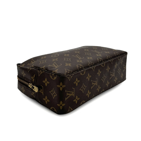 LOUIS VUITTON MONOGRAM TROUSSE TOILETTE 28 CLUTCH BAG BROWN M47522 90299312 - PURPOSE