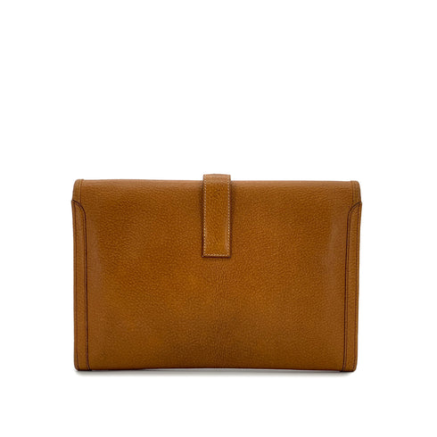 HERMES JIGE PM GOLD PIGSKIN CLUTCH BAG 〇V 90299318 - PURPOSE
