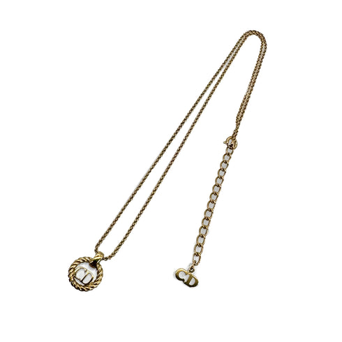 CHRISTIAN DIOR NECKLACE CD LOGO GOLD ACCESSORY 90299319